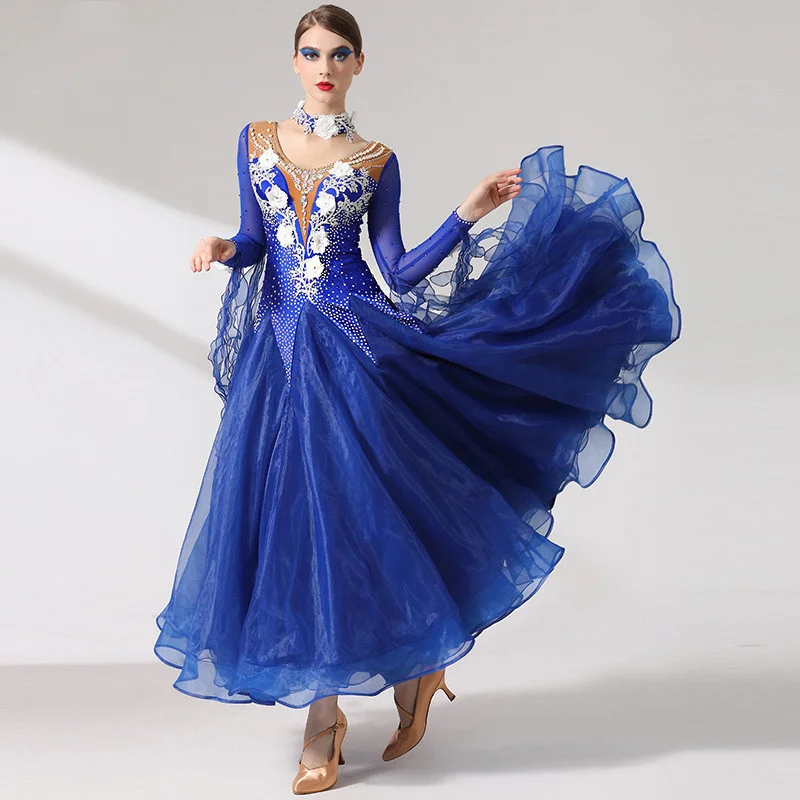 Wholesale International Tandard Ballroom Dance Dress,1 Piece