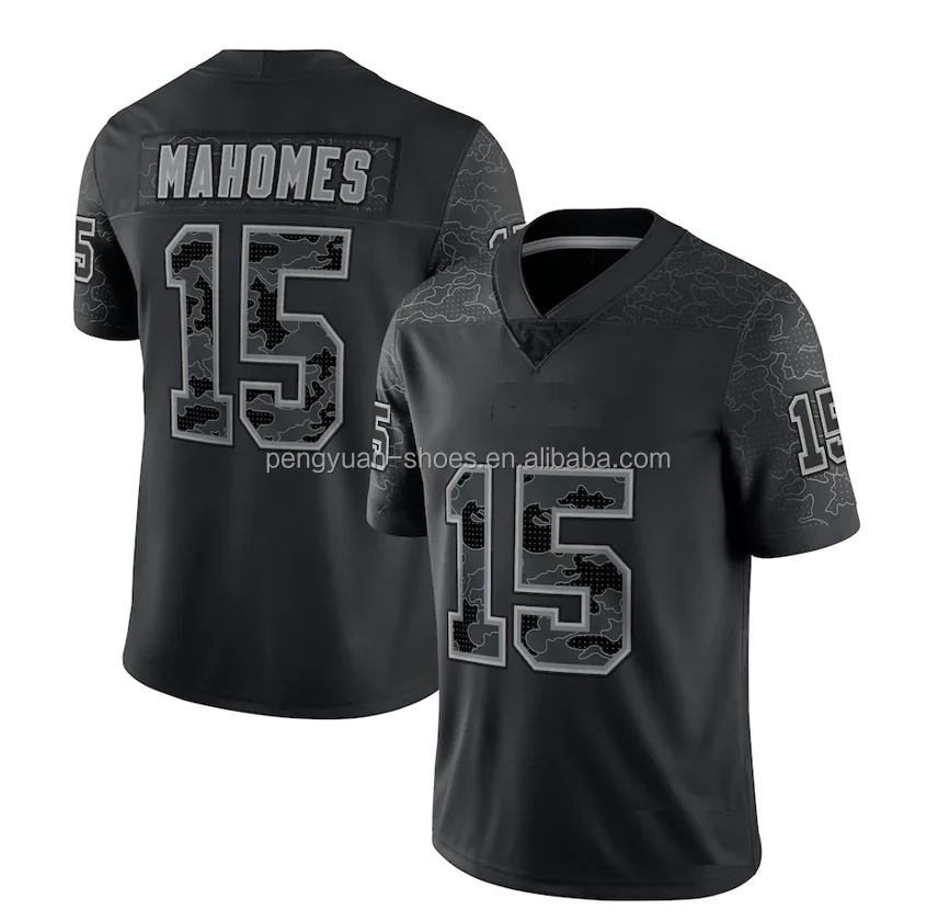 Wholesale 2022 Best Quality #12 Tom Brady #17 Josh Allen #15 Patrick  Mahomes #97 Nick Bosa Black RFLCTV Stitched American Football Jersey From  m.