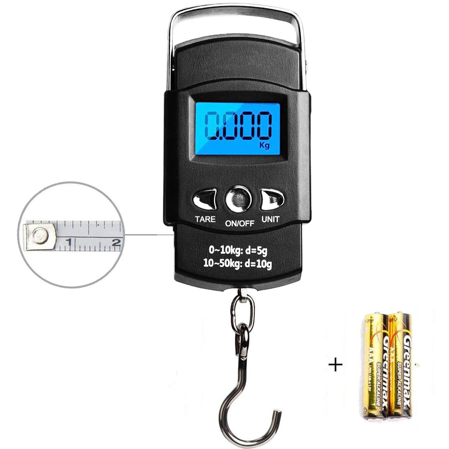 50kg Digital Luggage Scale - Portable and Accurate Weighting display picture 1