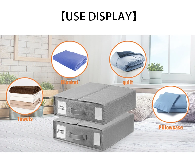 Good Quality Washable Sheets Duvet Covers Storage Organizer Set