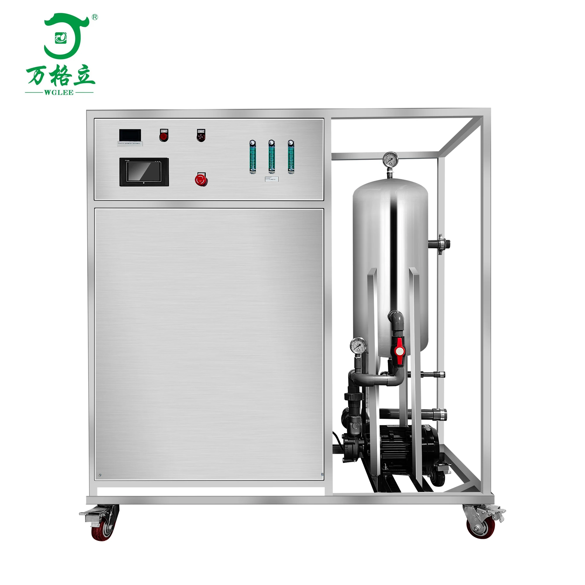 Ozone Water Treatment System with Reverse Osmosis Membrane Pump 500L ...