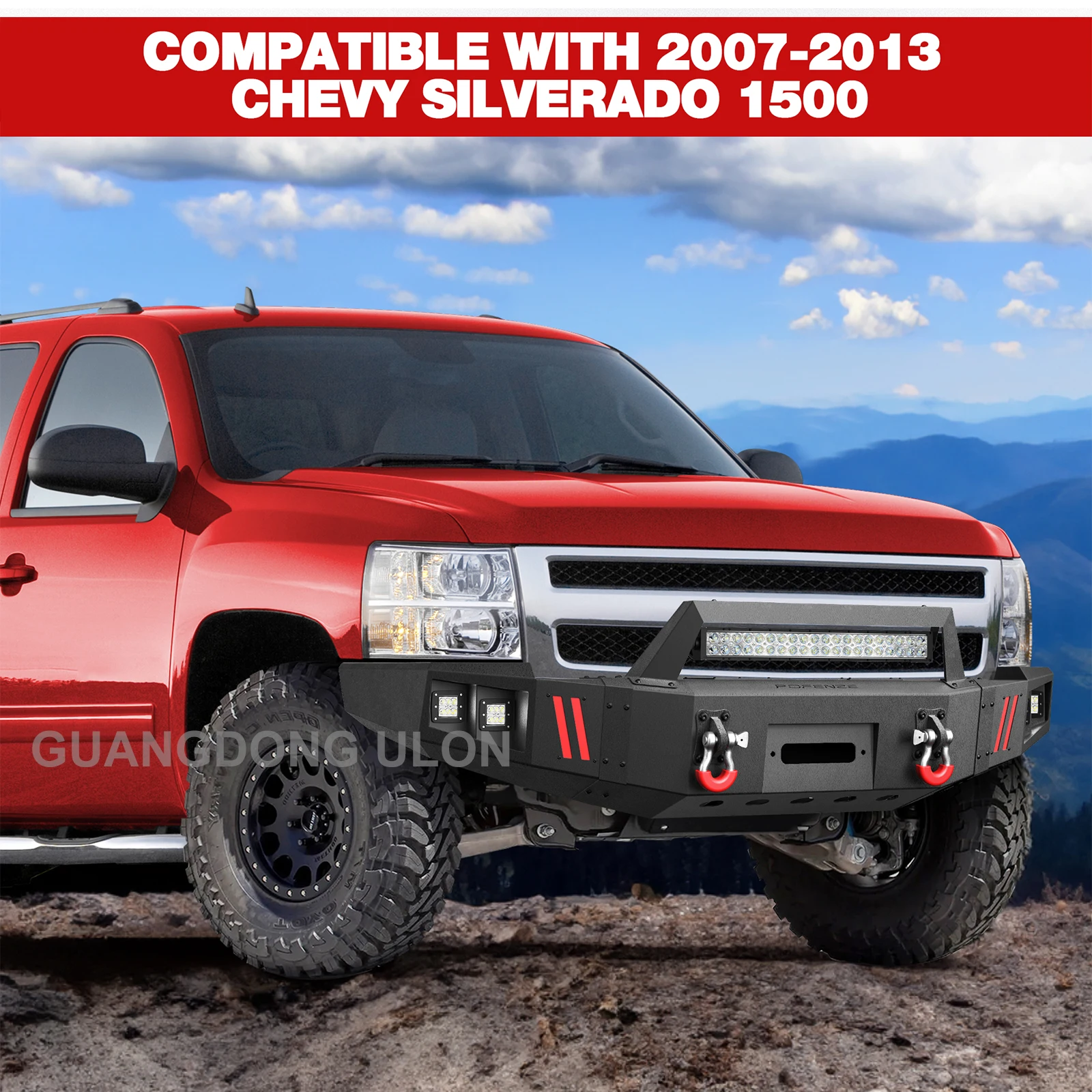 Factory Price Front Winch Bumper For 20072013 Chevy Silverado 1500