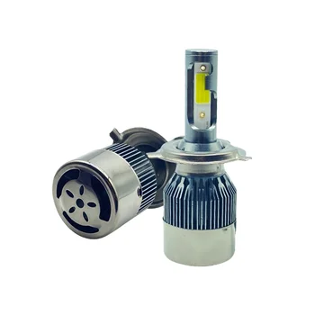 Kechen Factory 7600 Lumen C6 Car Light Led Headlight 9005 H11 Fan Cooling Led Headlight Kit