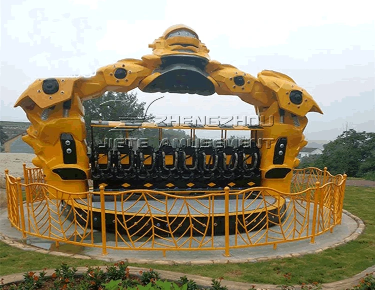 Outdoor Spinning Rides Exciting And Interesting Amusement Equipment Theme Park Robocop Ride For Adults And Kids