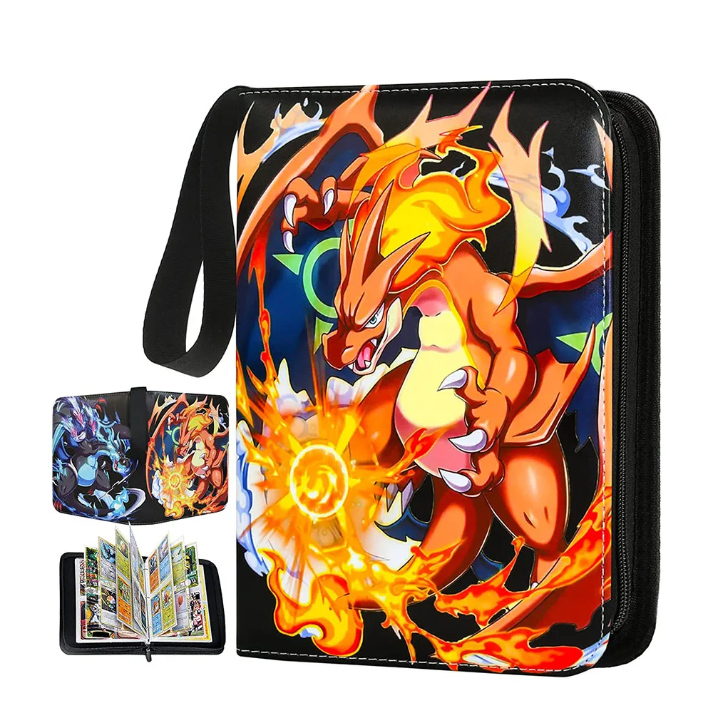 4pocket Trading Card Mini Binder For Pokemon Tcg Card Holds 400 Cards