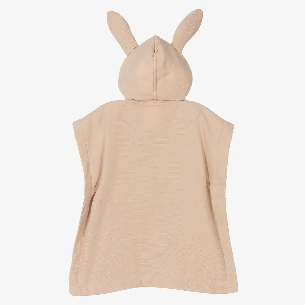 Bunny Design Kids Poncho Towel Organic Cotton Baby Bath Towel Light Weight Kids Hooded Towel manufacture