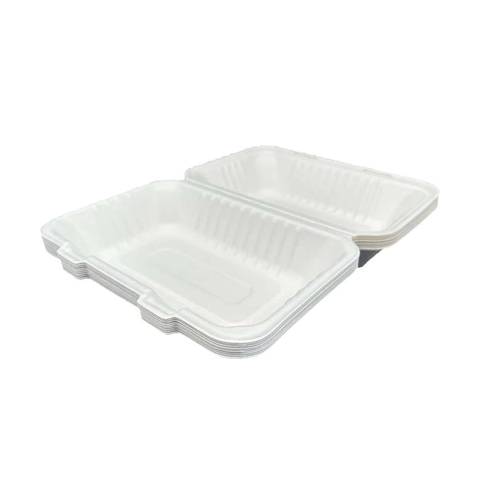 Sugarcane Bagasse Pulp Pfas Free Biodegradable Disposable Food