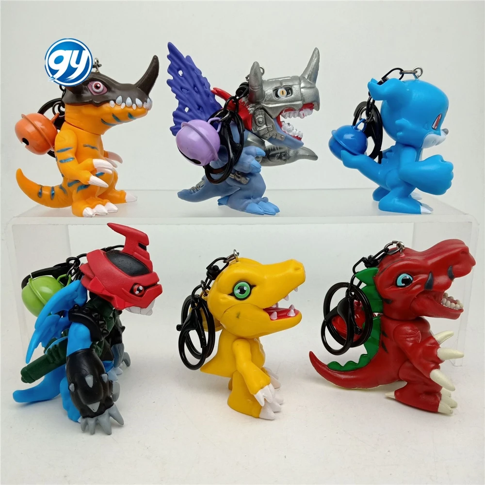 6個/バッチアニメデジモンアドベンチャーアグモングレイモン