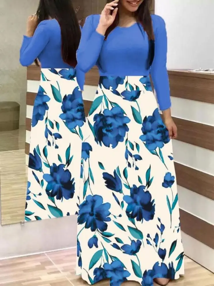 Wholesale 2020 Fashion Sexy Ladies O-Neck Long Sleeve Party Dresses Wholesale 2020 Fashion Sexy Ladies O-Neck Long Sleeve Party Dresses