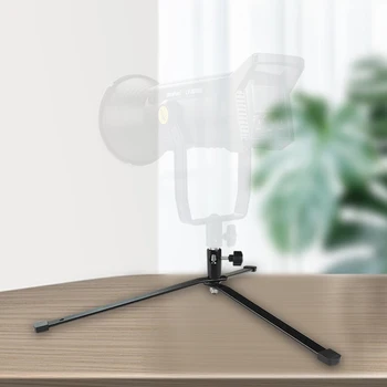 NiceFoto Portable Foldable Studio Lamp Mini Tripod Floor Photographic Light Stand for Video and Photography detail image