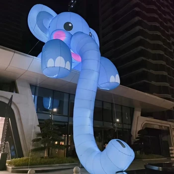 Advertising event decoration inflatable animal blue inflatable elephant