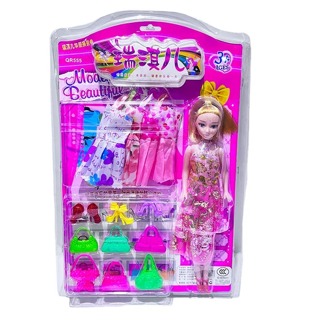 Hot selling 11 inch factory direct selling fashion dolls with beauty accessories, clothing sets, toys