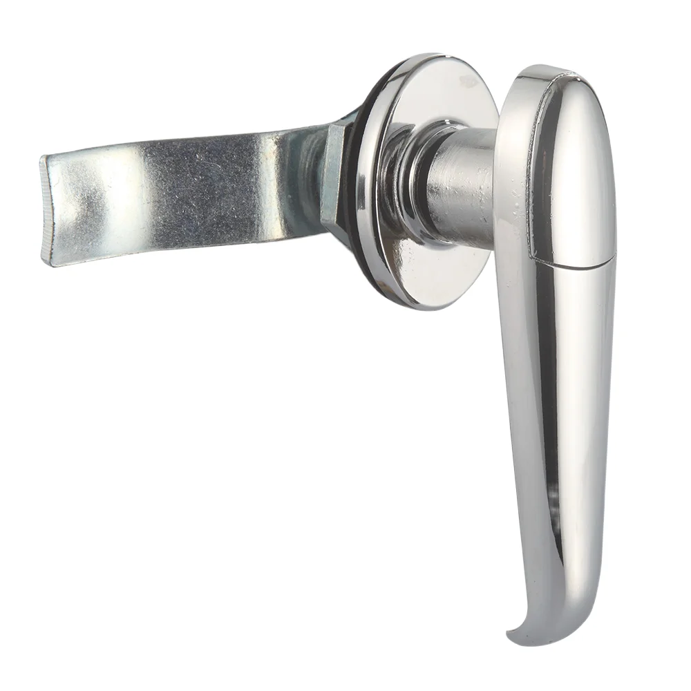 Factory Price Zinc Alloy Base Lock Industrial Metal Cabinet Door L Handle Lock Garage Door Lock supplier