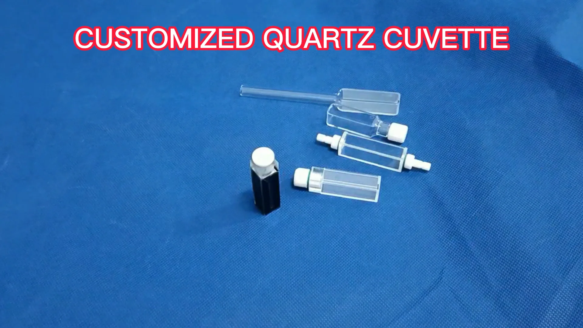 Transparent Quartz Flow Cell Cuvette For Analyzer And Uv