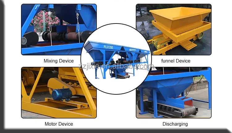 Masterbatch Hopper Batching Accuracy Concrete Machinery - PLD1200 Hopper