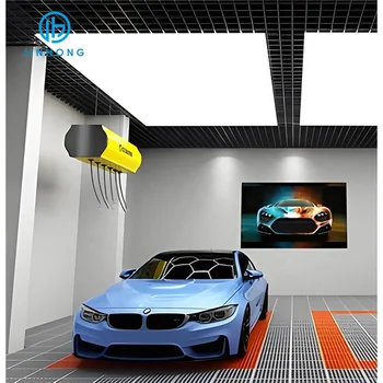 Car beauty film repair shop exhibition booth led illuminated light box fabricsoft film ceiling light box fabricstretch ceiling