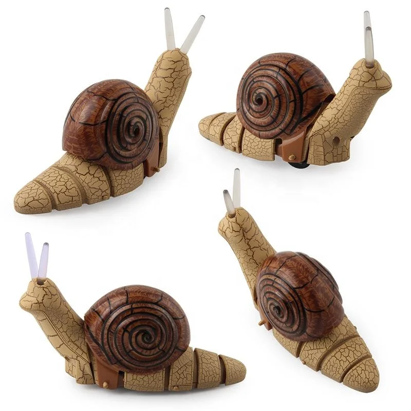 Simulated Infrared Remote Control Small Snail Rc Cobra Insect Electric Children Model