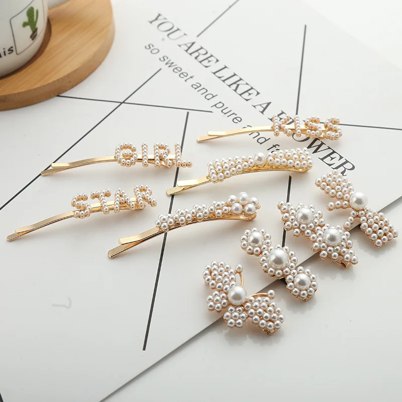 Заколка для волос со стразами