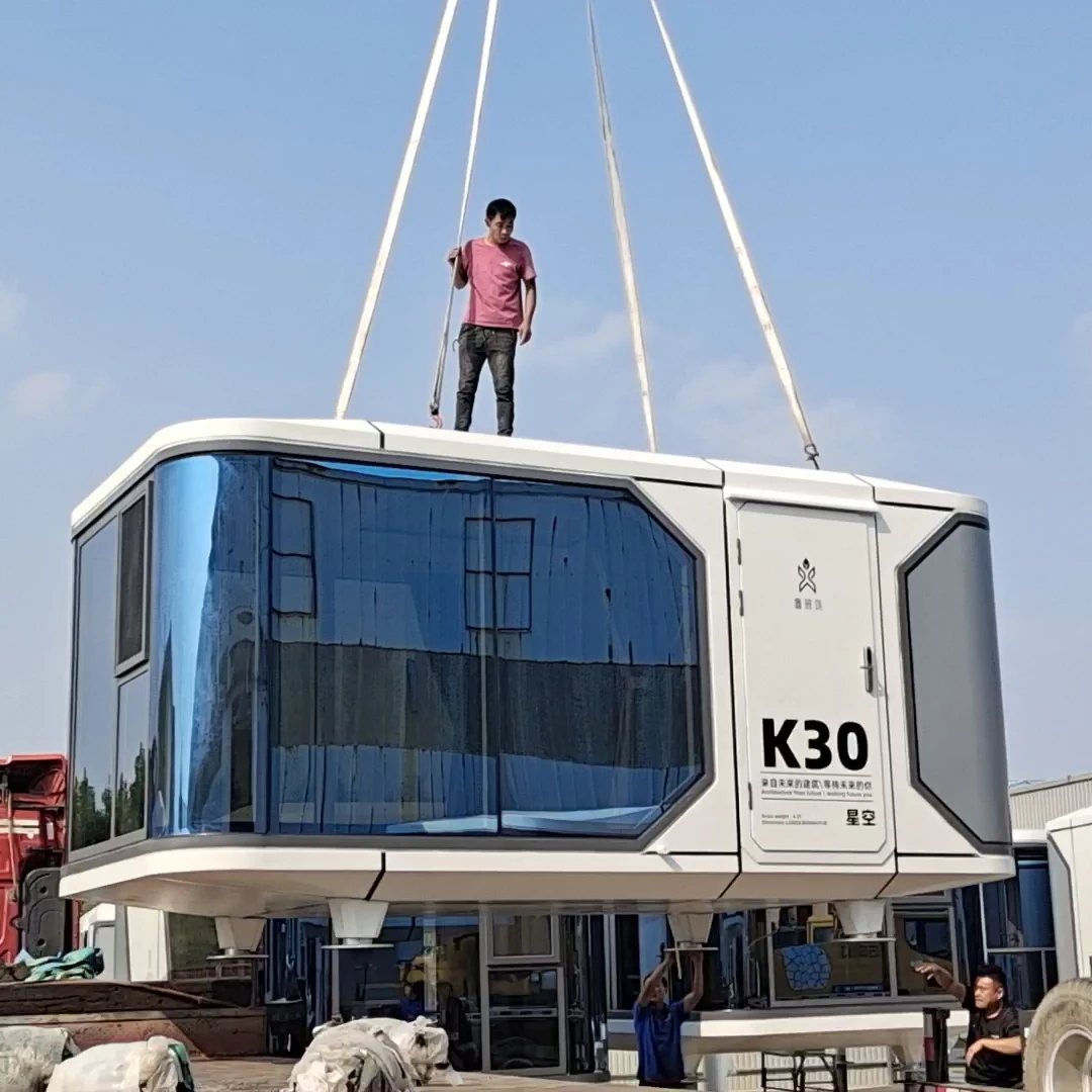 Luban Cabin Mobile Modular Homes Prefab Portable Homes Capsule House with Bathroom and Kitchen
