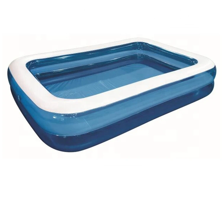 B02 J Top Quality Jilong 10291-2 Inflatable Rectangular Square Plastic Air  Outdoor Inflatable Swimming Pool