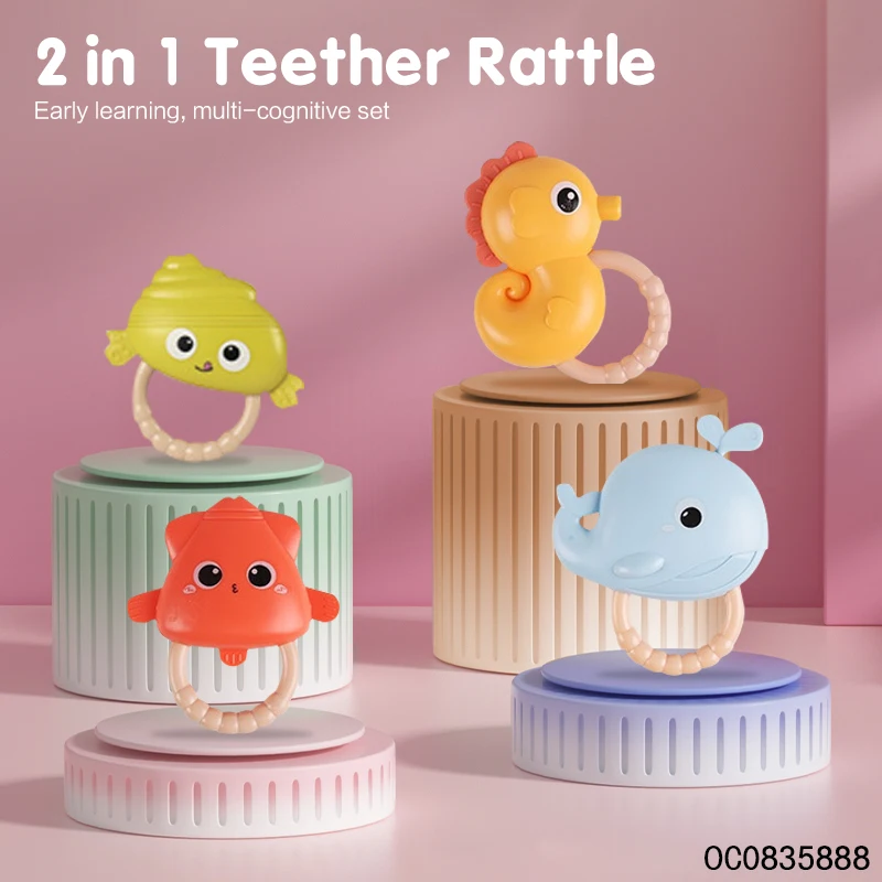 Supply Baby toys 6 to 12 months baby music flashing toy rattle ring ...