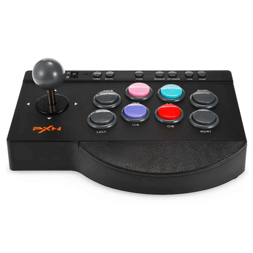 PXN 0082 Arcade Stick, Fight Sticks PC with Turbo & Macro  Functions,Compatible with TV/PC/PS3/PS4/Switch