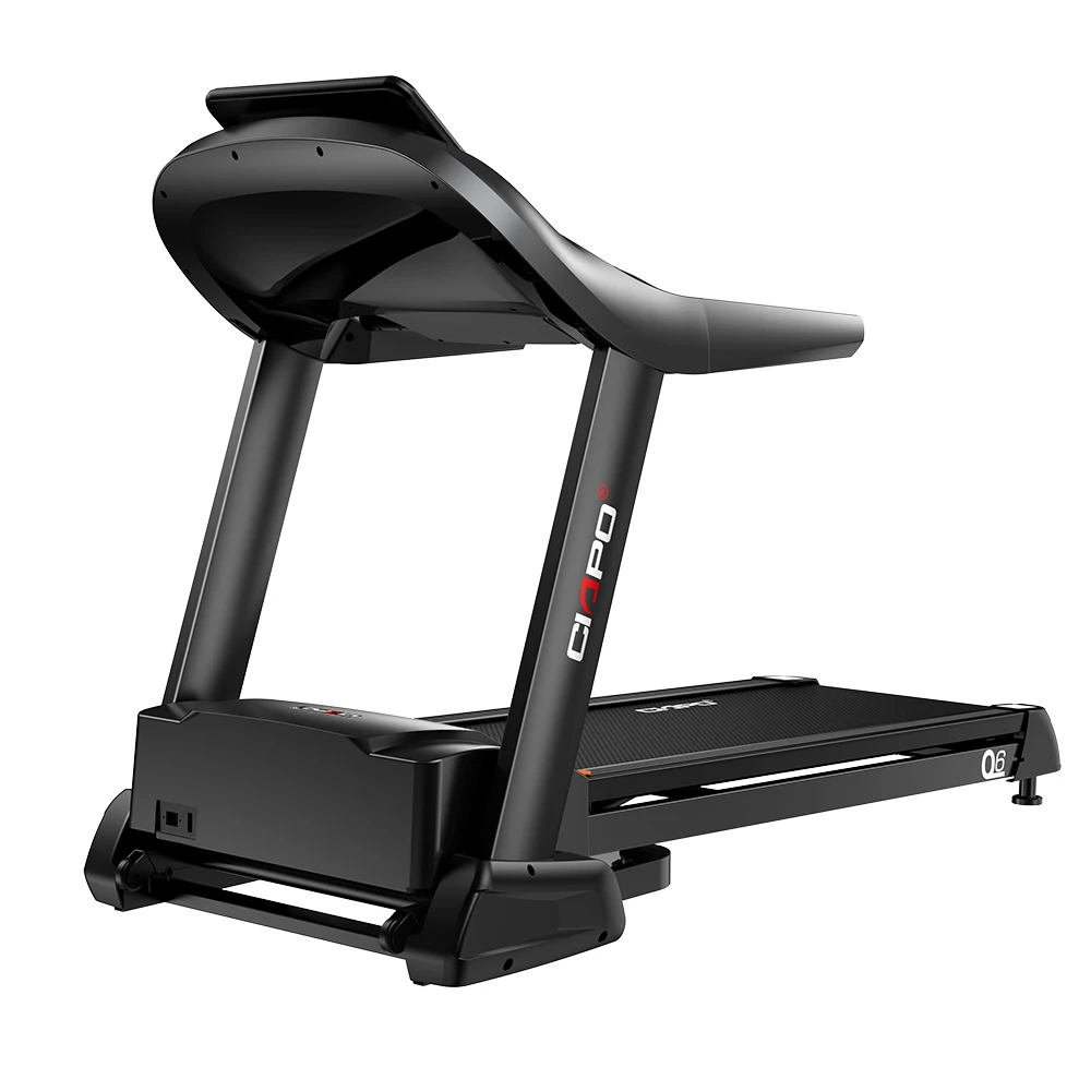 12 Preset Programs LED Screen Cup Holder and Wheels Easy to Assemble Treadmill Household Electric Treadmill