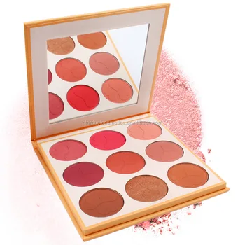 oem logo 9 color Best Quality Makeup Blusher pressed powder blush