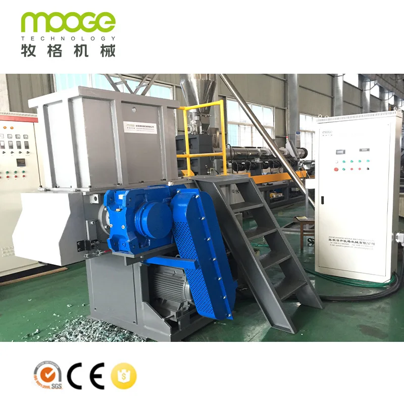 Single Shaft Shredder HDPE PE PP Lumps Plastic Pipe Shredding Machine