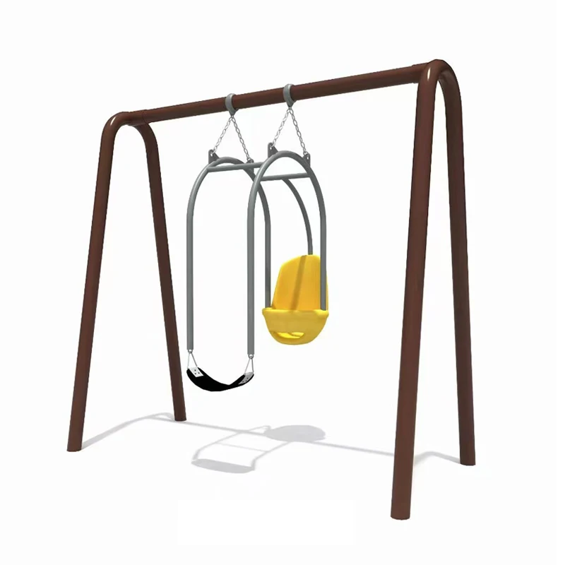 High Quality Outdoor Garden Swing Creative Patio Double Swing for Children and Adults for Trampoline Park Playground