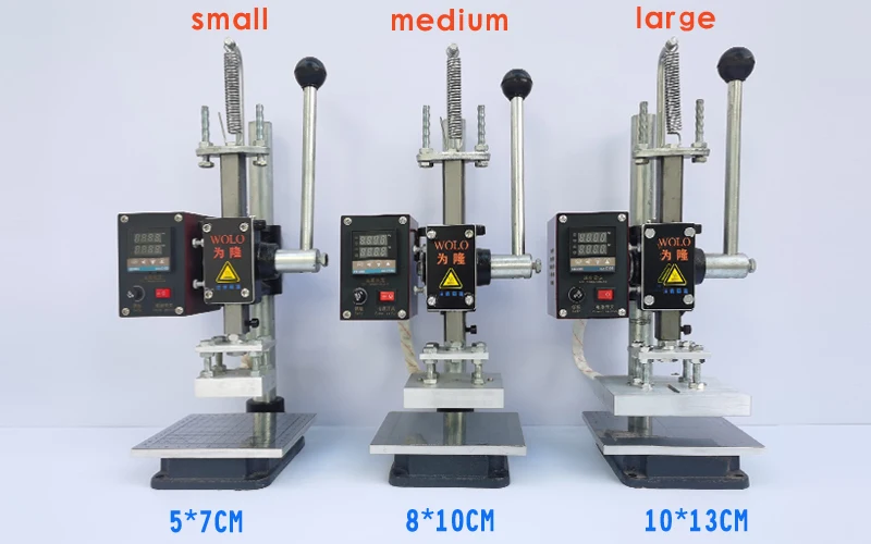 Multi-function Digital Display Hot Stamping Machine for Logo Making on Leather Wood and Paper Leather Embossing Machine