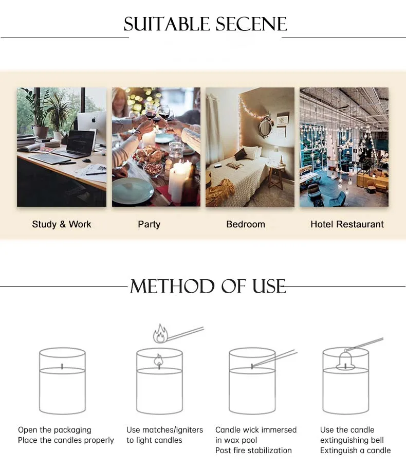 Best Selling Luxury Scented Candles Wholesale Luxury Glass Jar Natural Soy Wax for Home Decoration for Weddings and Christmas