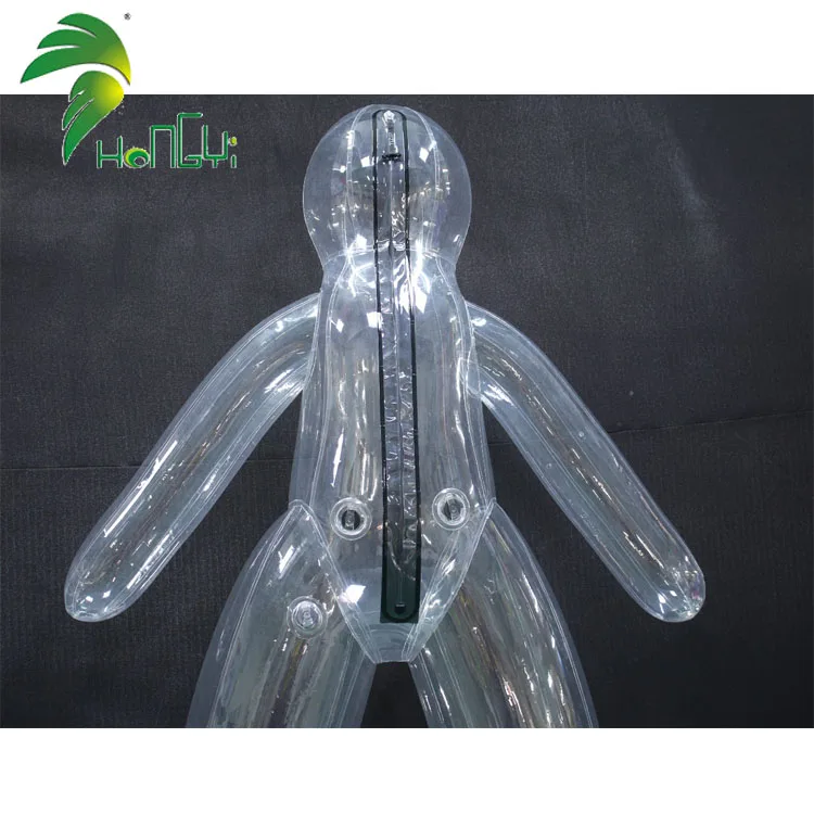 Transparent Rubber Suit Inflatable / Custom Inflatable Costumes Funny Inflatable Costumes