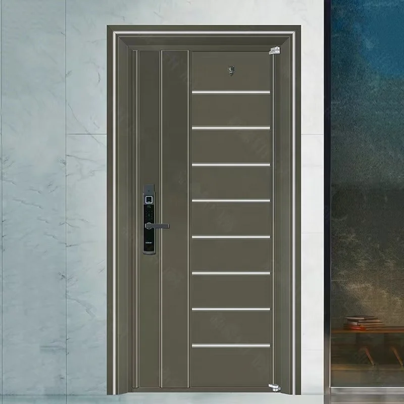 High Quality Customized Home Front Exterior Main Entry Steel Doors Fireproof Steel Doors Good Price