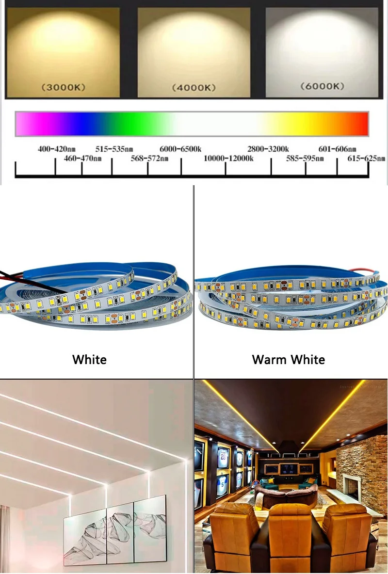 wholesale 120D Led  Light Tape 2835 Smd 8mm 12v Car Tv Flexible Led Strip for touch switch manufacture