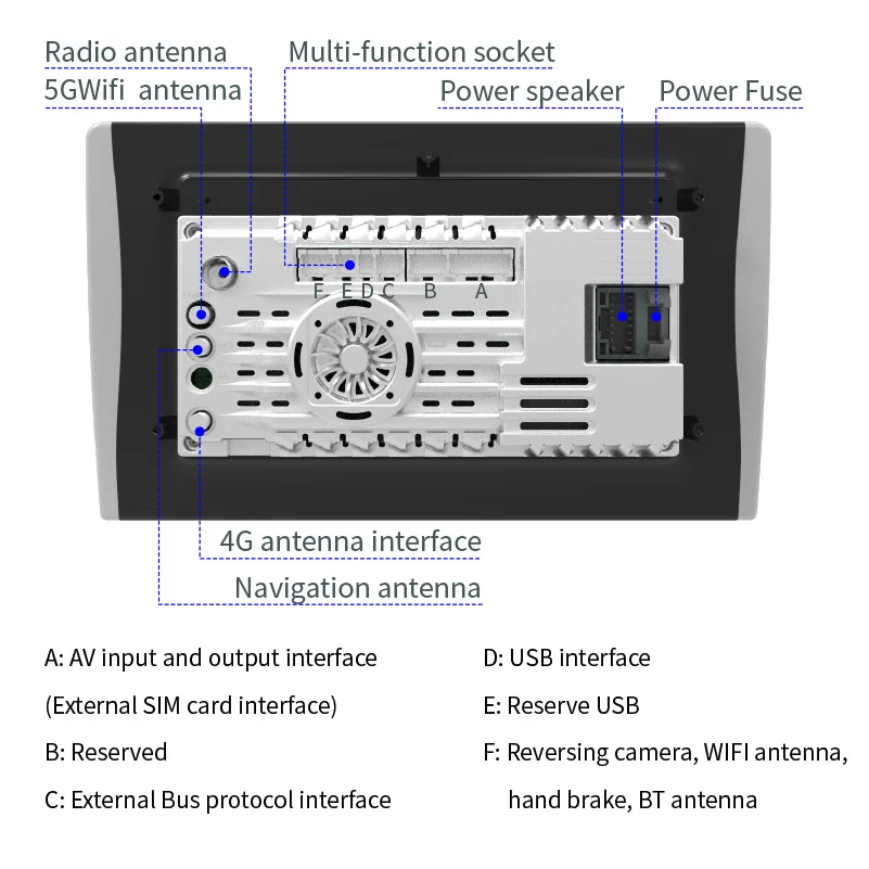 Android 13 6G+128GB Car Multimedia Player for Toyota Avalon 2006 2007 2008 2009 2010 2011 GPS Radio Carplay Auto Navi BT