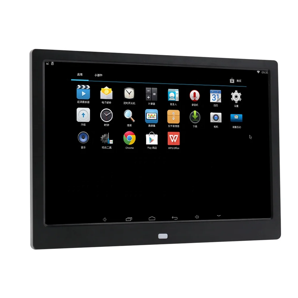 Digital Photo Frame Android WIFI Surf Internet Download Install Apk Built-in Memory 12 Inch Advertising Machine