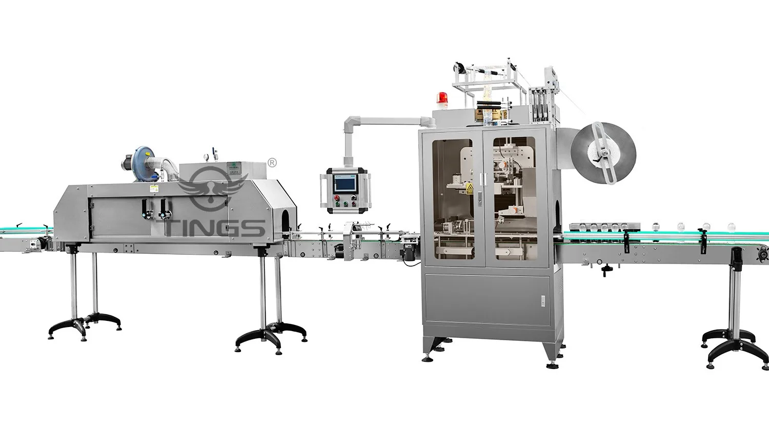 High Speed Full Automatic Pet Bottle Water Pvc Shrink Sleeve Labeling ...