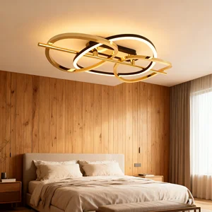 JACKSUN Simple Creative Aluminum Pendant Lamp Designer Art for Bedroom Restaurant Masterpiece High Sense
