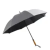 Mango de madera maciza galvanizada - gris empresarial