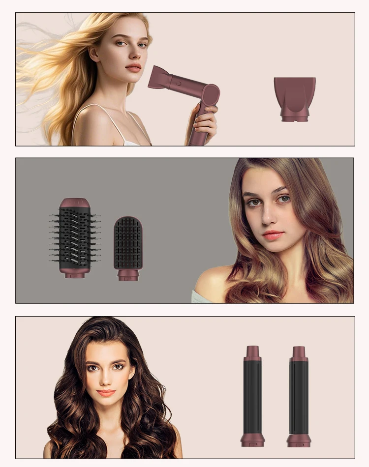 MESKY Multi-Function Ionic Brushless Motor 110,000 RPM 1300W Curling Drying Straightening Hair Dryer Styler factory