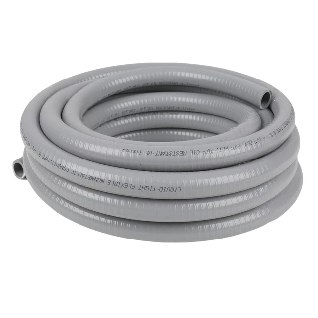 USA Warehouse Stock 1/2" 3/4" 1"Flexible PVC Non Metallic Flexible Liquid Tight Electrical Conduit with UL