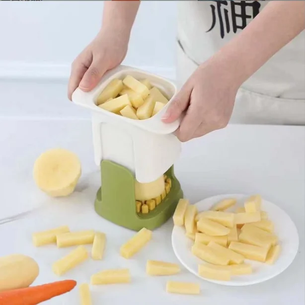 Manual Hand Press Potato Plastic Vegetable Cutter Multifunctional Household Hand Cucumber Potato Slicer