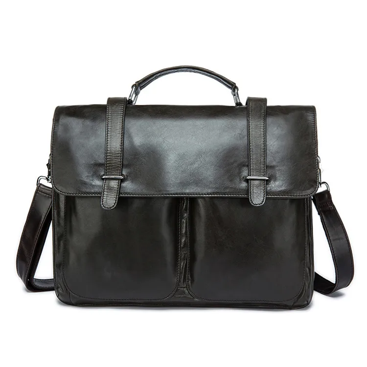 Retro leather men's shoulder bag portable bag