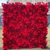 Red and dark red flower wall