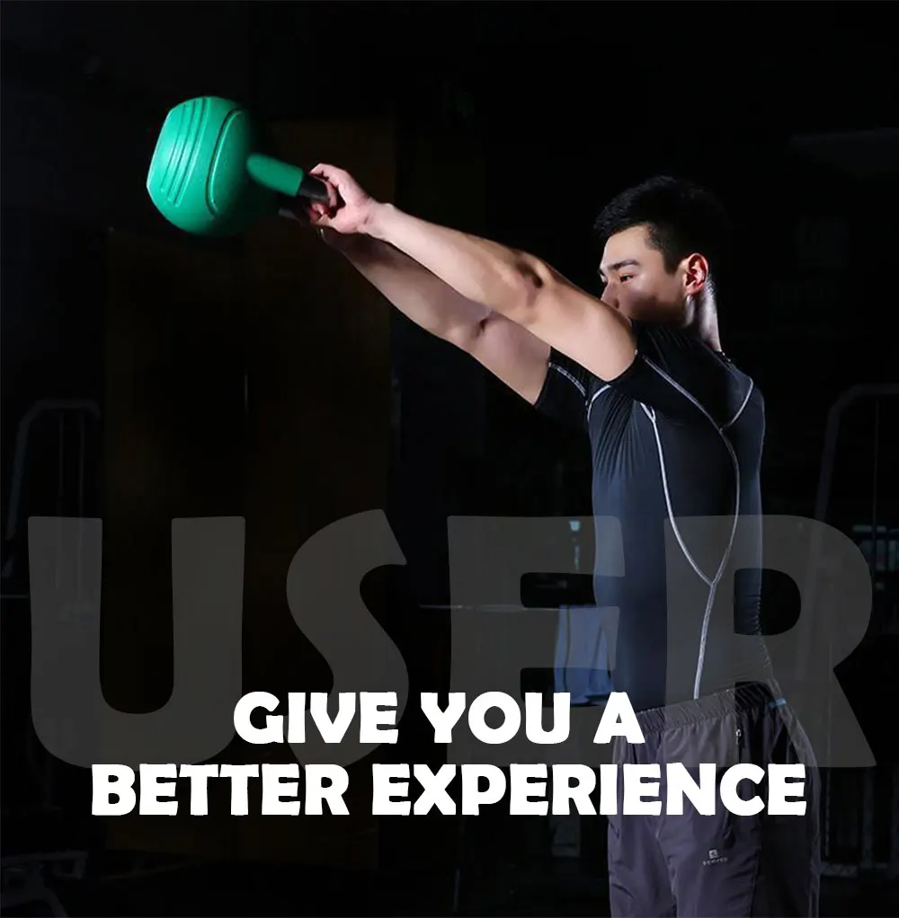High Quality Custom Competition Kettlebell Steel Color Coated Kettlebell 4-54KG