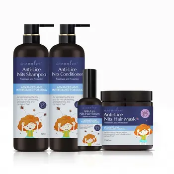 Professional Salon high-quality shampoo&conditioner for kids hair care products anti lice shampoo