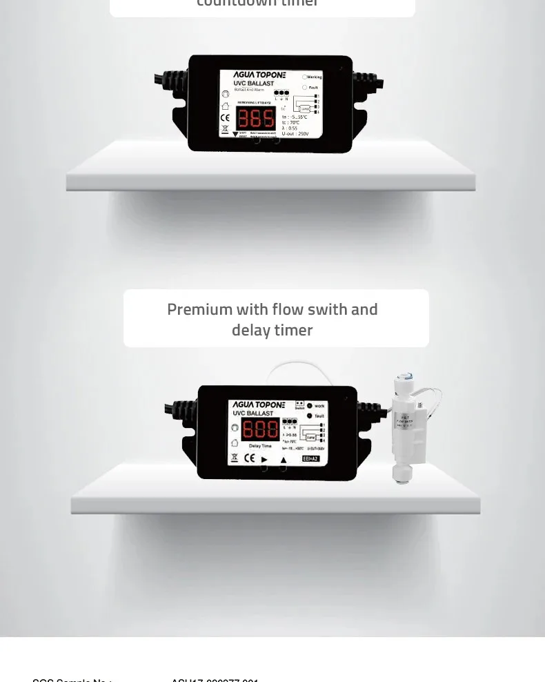 Uv Lamp Energysaving Intelligence Electronic Ballast With Automatic