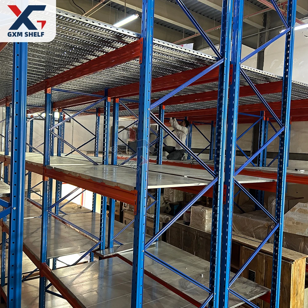 Mezzanine Floor Racking Attic Shelf Warehouse Rack System Shelving Storage Warehouse Rack Numbering System
