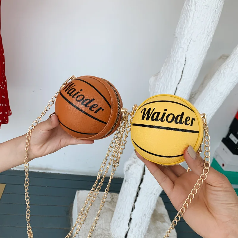 2022 Fancy Girls Women's Purse Cute Mini Basketball Bags